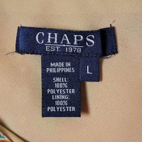 Chaps by Ralph Lauren Y2K 90s Style Multicolor Paisley Fairy Slip Midi Skirt L - Picture 9 of 10